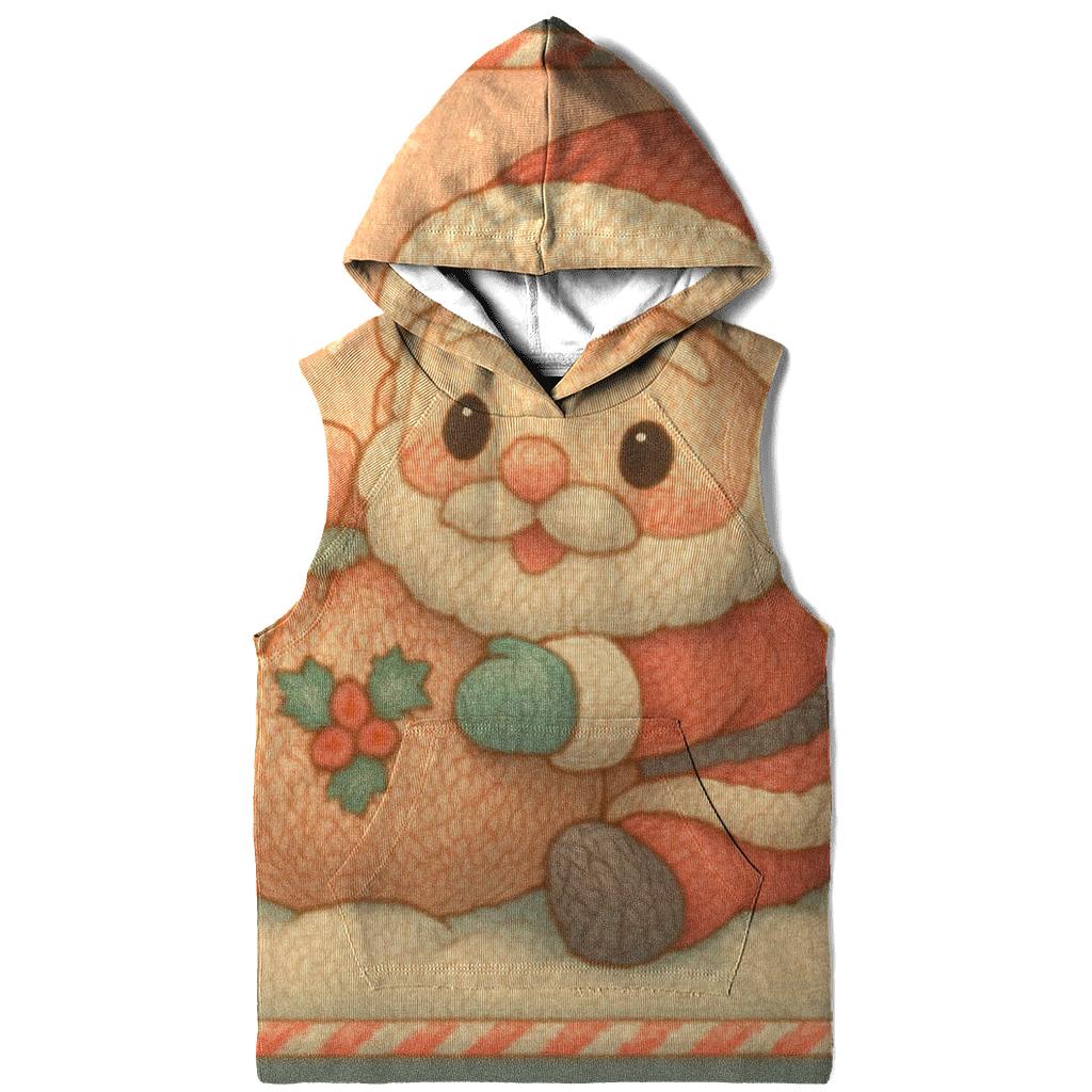 Knitted Candy Cane Santa Cozy Charm lightweight hoodies