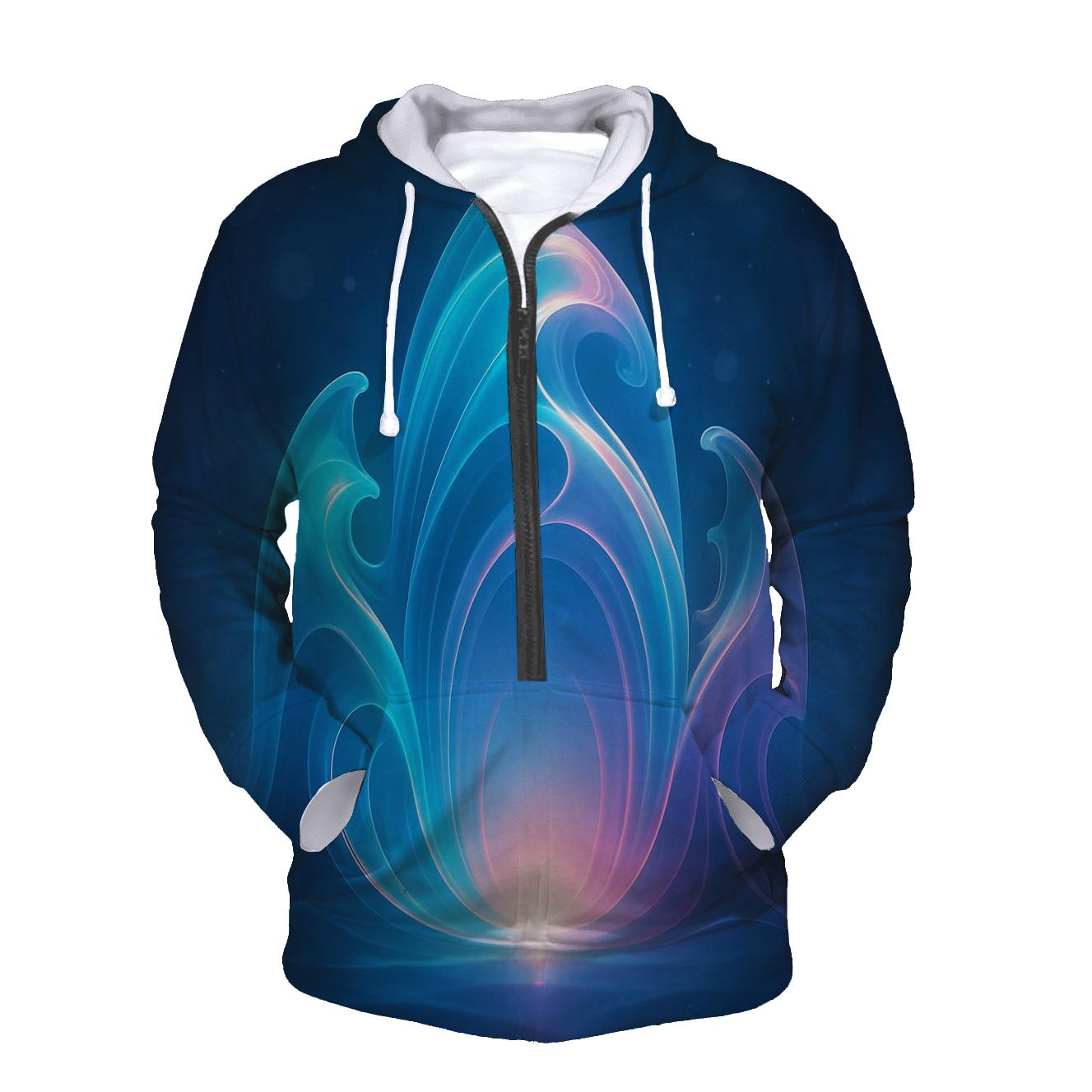 Prismatic Tide Cathedral premium hoodies