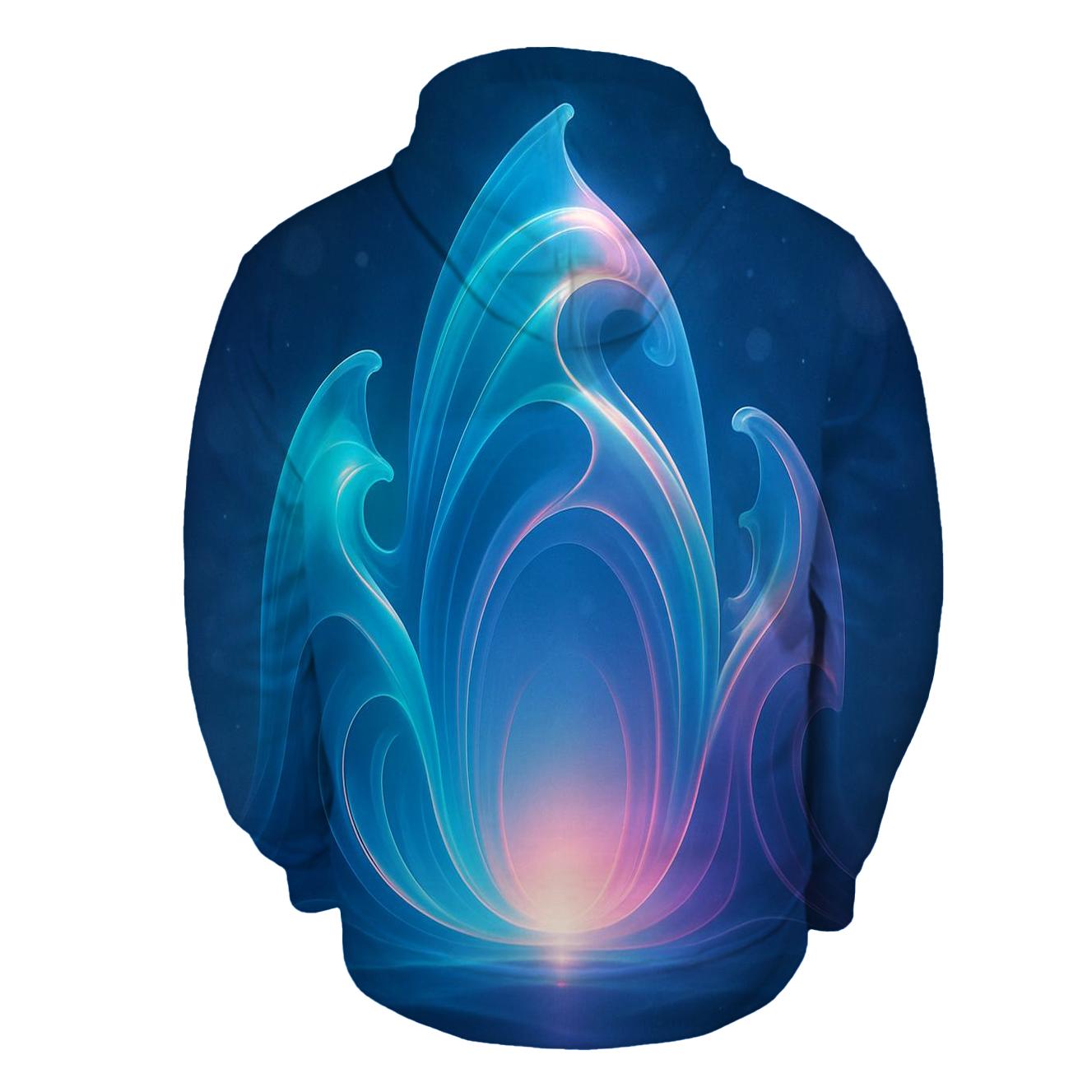 Prismatic Tide Cathedral premium hoodies
