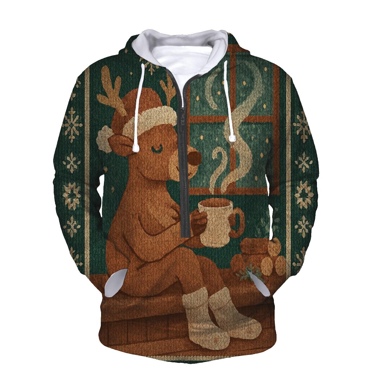 Reindeer Sauna Lodge Serenity zip-up hoodies