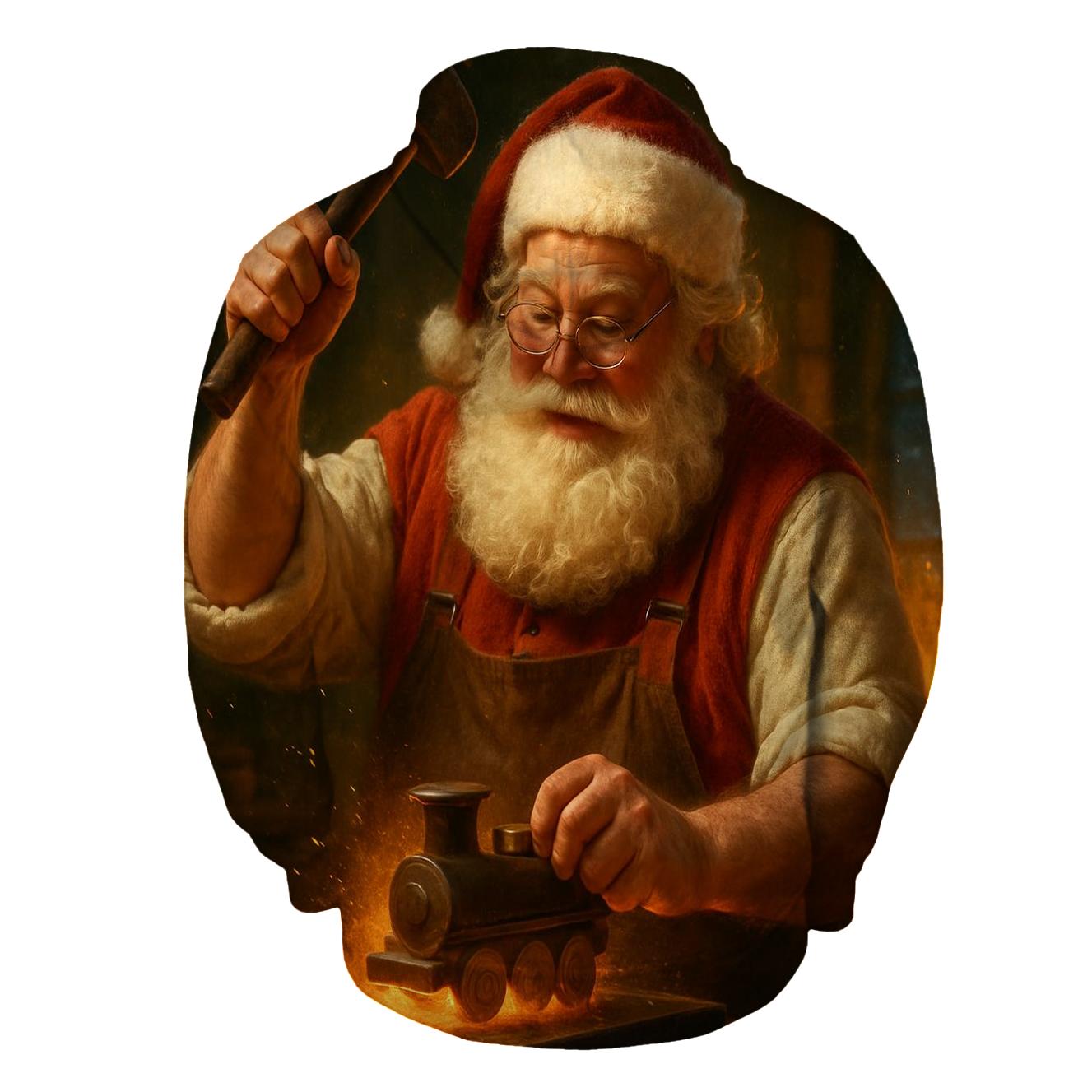 Workshop Emberlight Santa Forge heavyweight hoodies