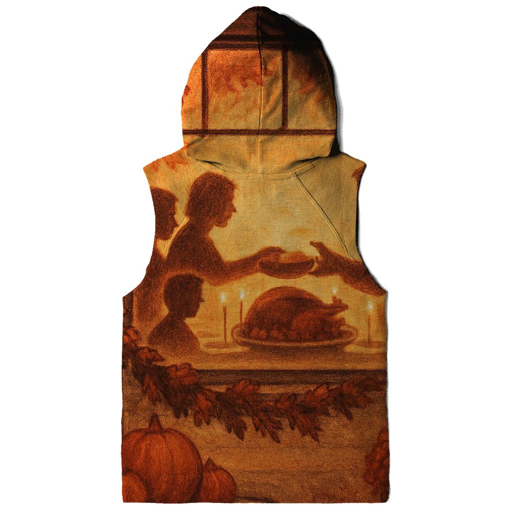 Golden Hour Family Table Through Window Glow hoodie trends