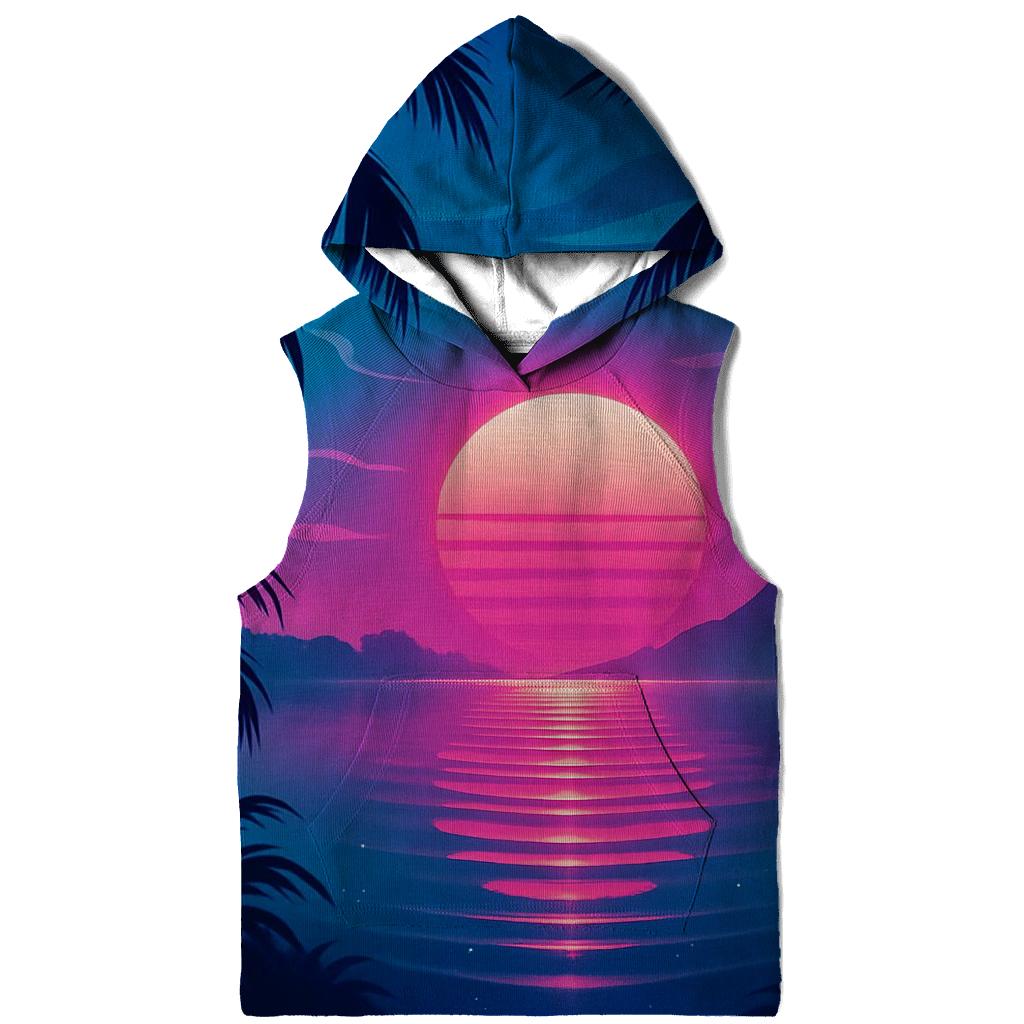 Aurora Sunset Lagoon custom hoodies