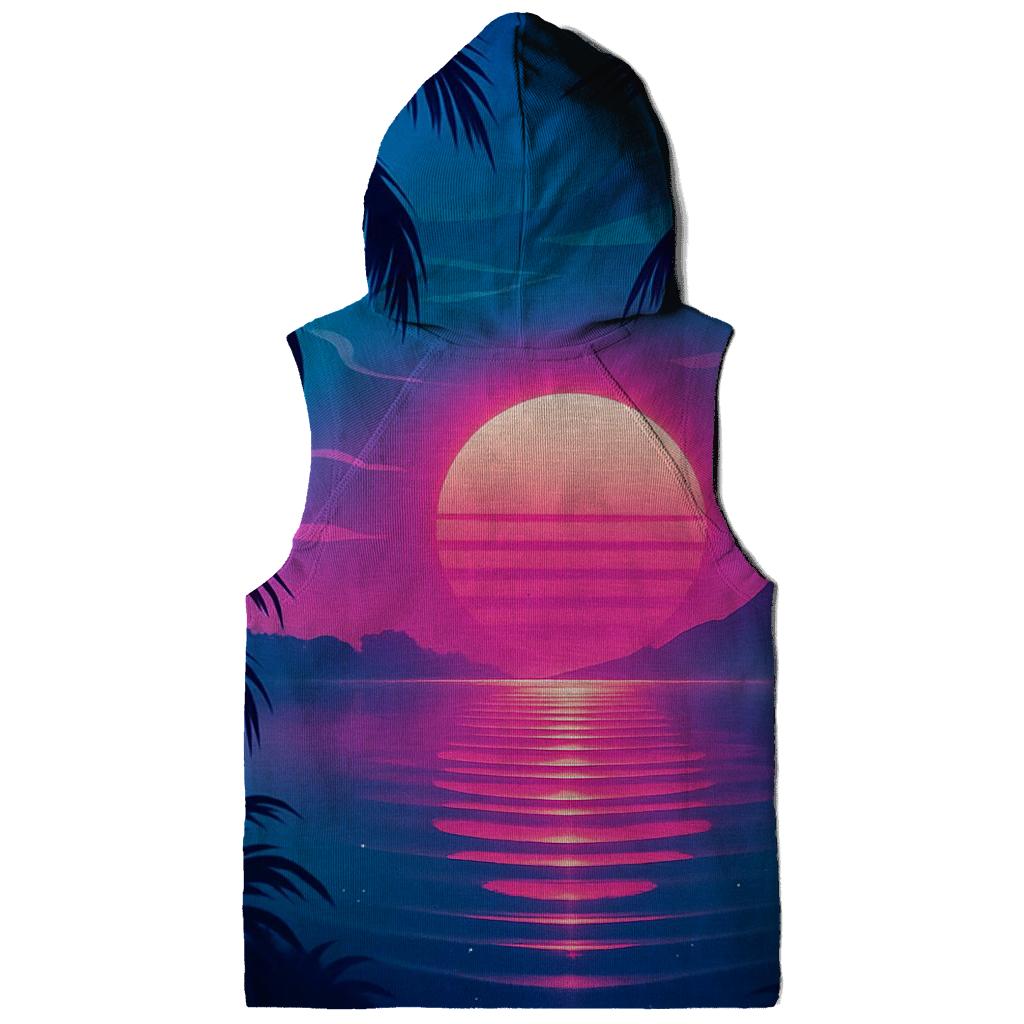 Aurora Sunset Lagoon custom hoodies