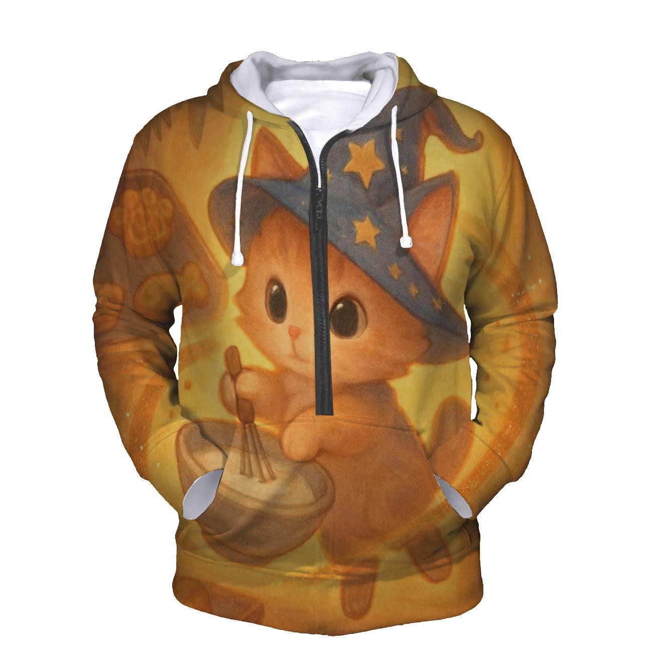 Sunrise Bakery Witch Kitten lightweight hoodies
