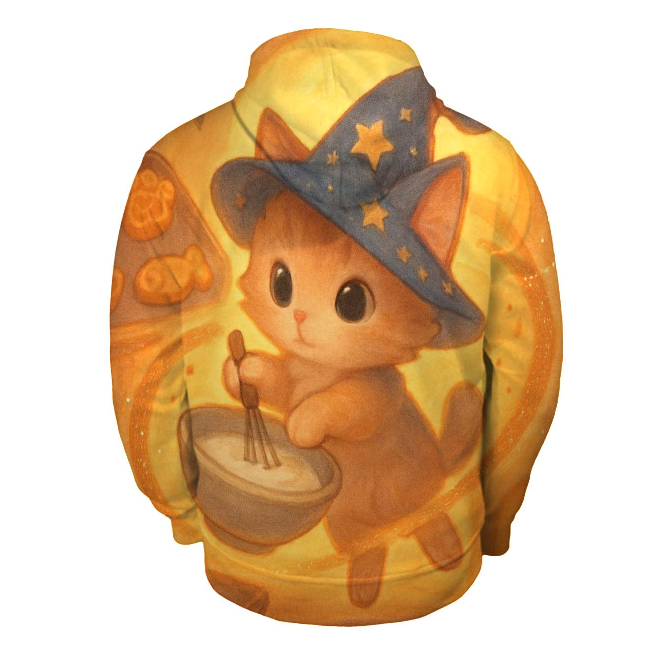 Sunrise Bakery Witch Kitten lightweight hoodies
