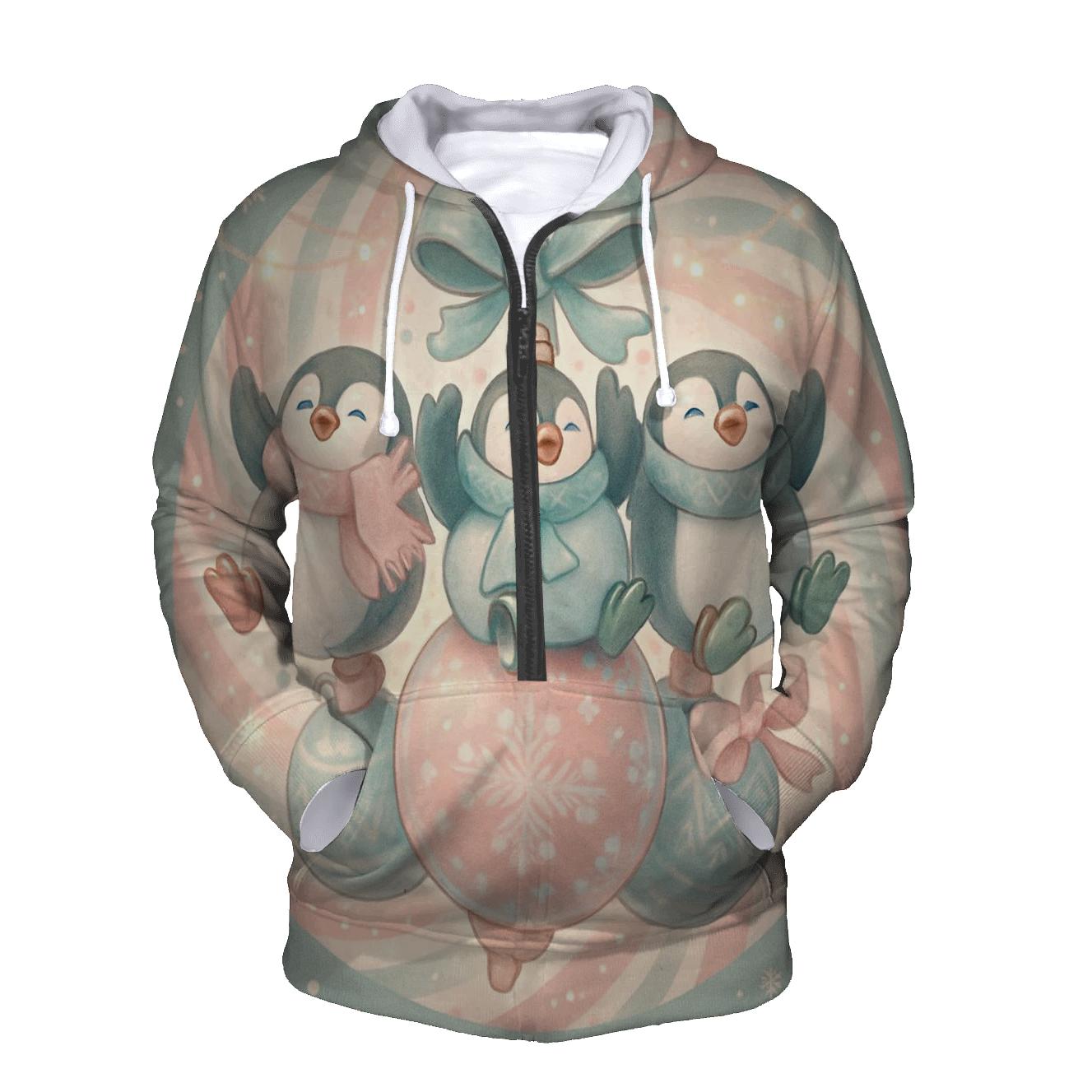 Penguin Ornament Parade Carousel hoodie designs
