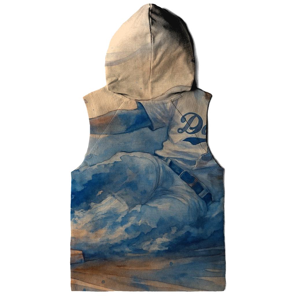Watercolor Rally Through The Blue Haze heavyweight hoodies