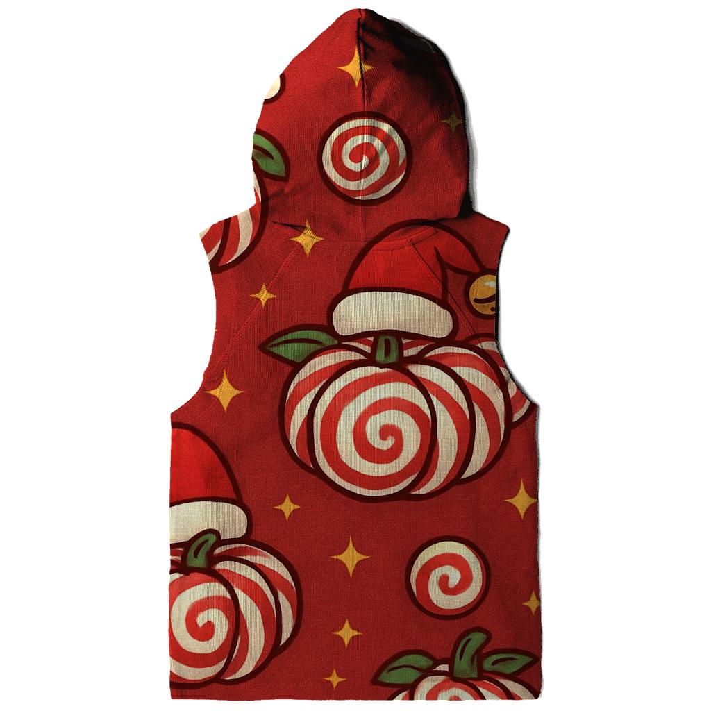 Candy Cane Spiral Pumpkins On Cranberry Field hoodie styles