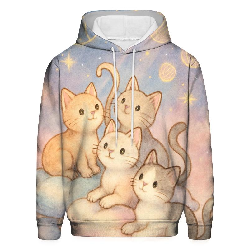 Cloud Pillow Starwatch Kittens hoodie styles