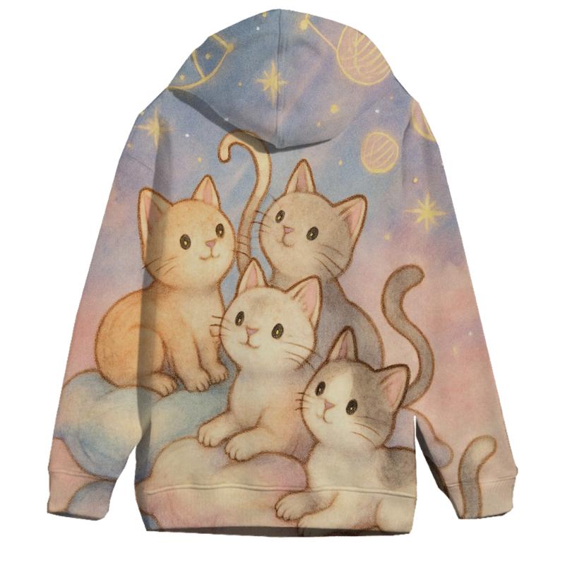 Cloud Pillow Starwatch Kittens hoodie styles