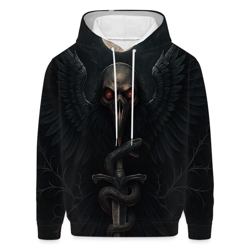 Obsidian Raven And The Dagger Moon lightweight hoodies