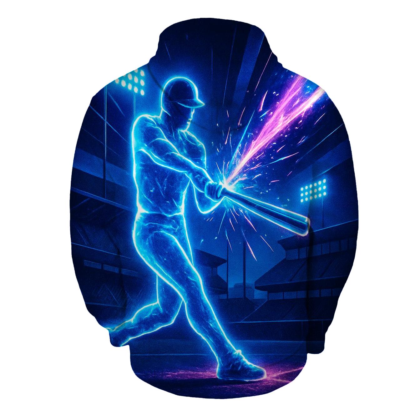 Neon Dugout Night Charge hoodie trends