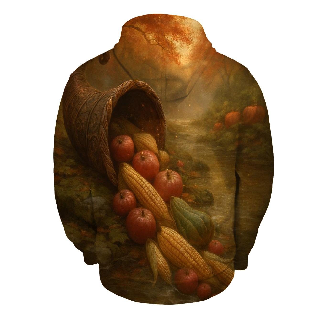 Enchanted Cornucopia River Of Abundance custom hoodies
