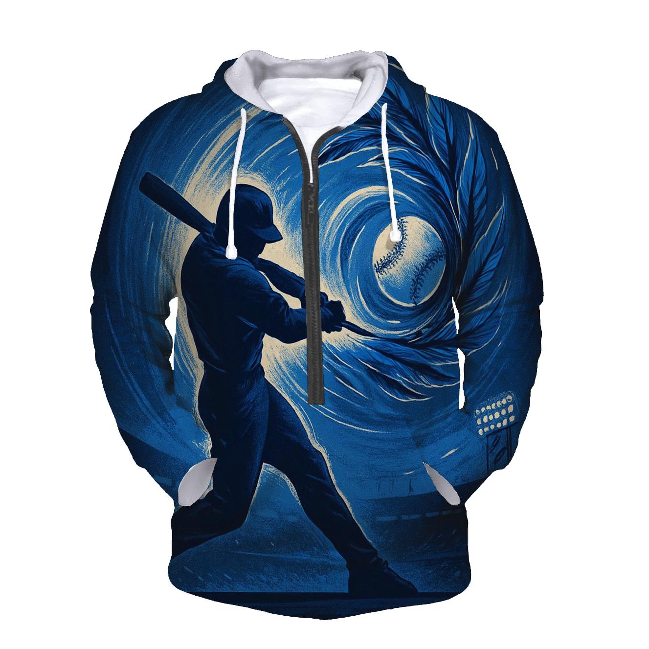 Feather Spiral Swing With Blue Jays Energy hoodie styles