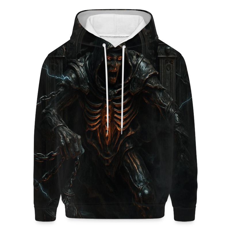 Biomechanical Wraith Of The Iron Crypt hoodie designs