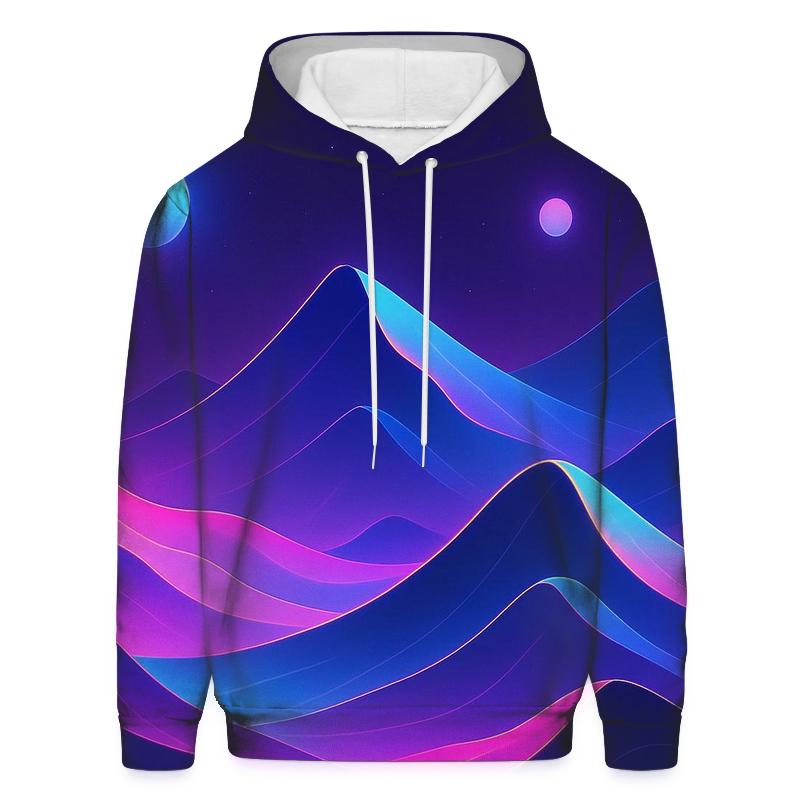 Neon Drift Atlas custom hoodies
