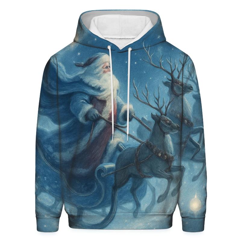 Frosted Storybook Sleigh Spiral hoodies fashion
