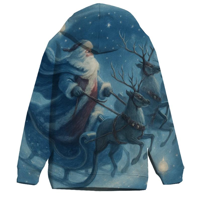 Frosted Storybook Sleigh Spiral hoodies fashion