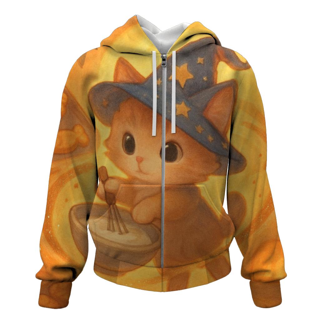 Sunrise Bakery Witch Kitten lightweight hoodies