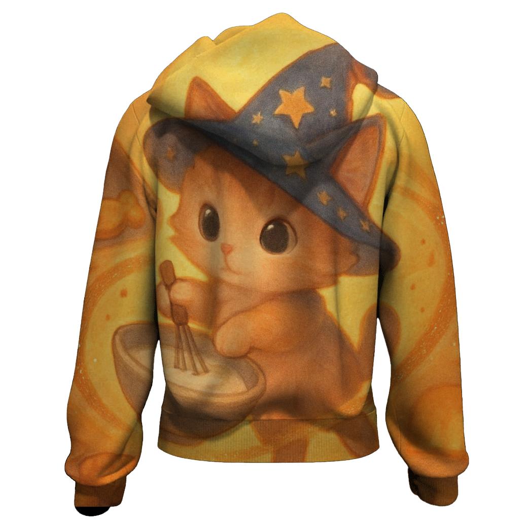 Sunrise Bakery Witch Kitten lightweight hoodies