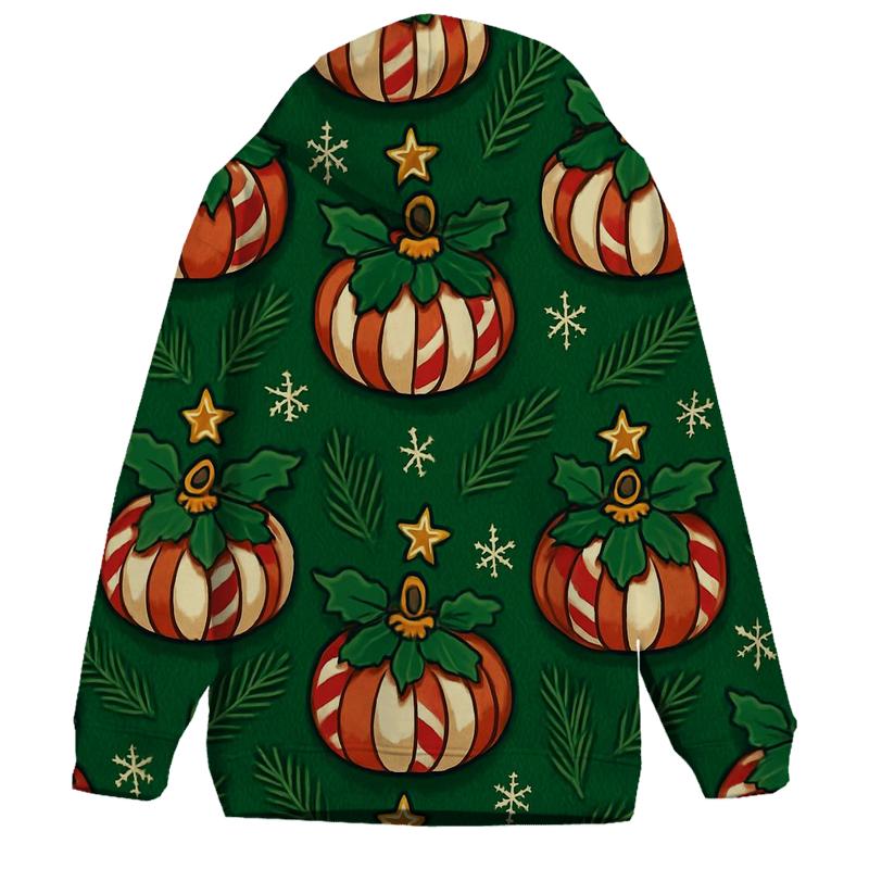 Emerald Noel Pumpkin Ornament Tessellation premium hoodies