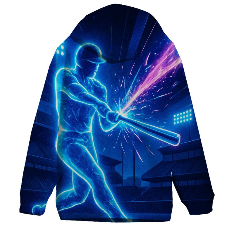 Neon Dugout Night Charge designer hoodies