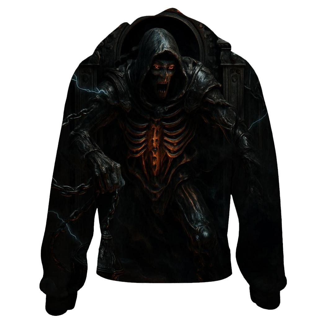 Biomechanical Wraith Of The Iron Crypt hoodie styles