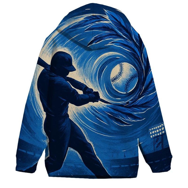 Feather Spiral Swing With Blue Jays Energy hoodies fashion