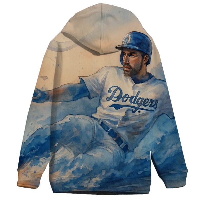 Watercolor Rally Through The Blue Haze heavyweight hoodies