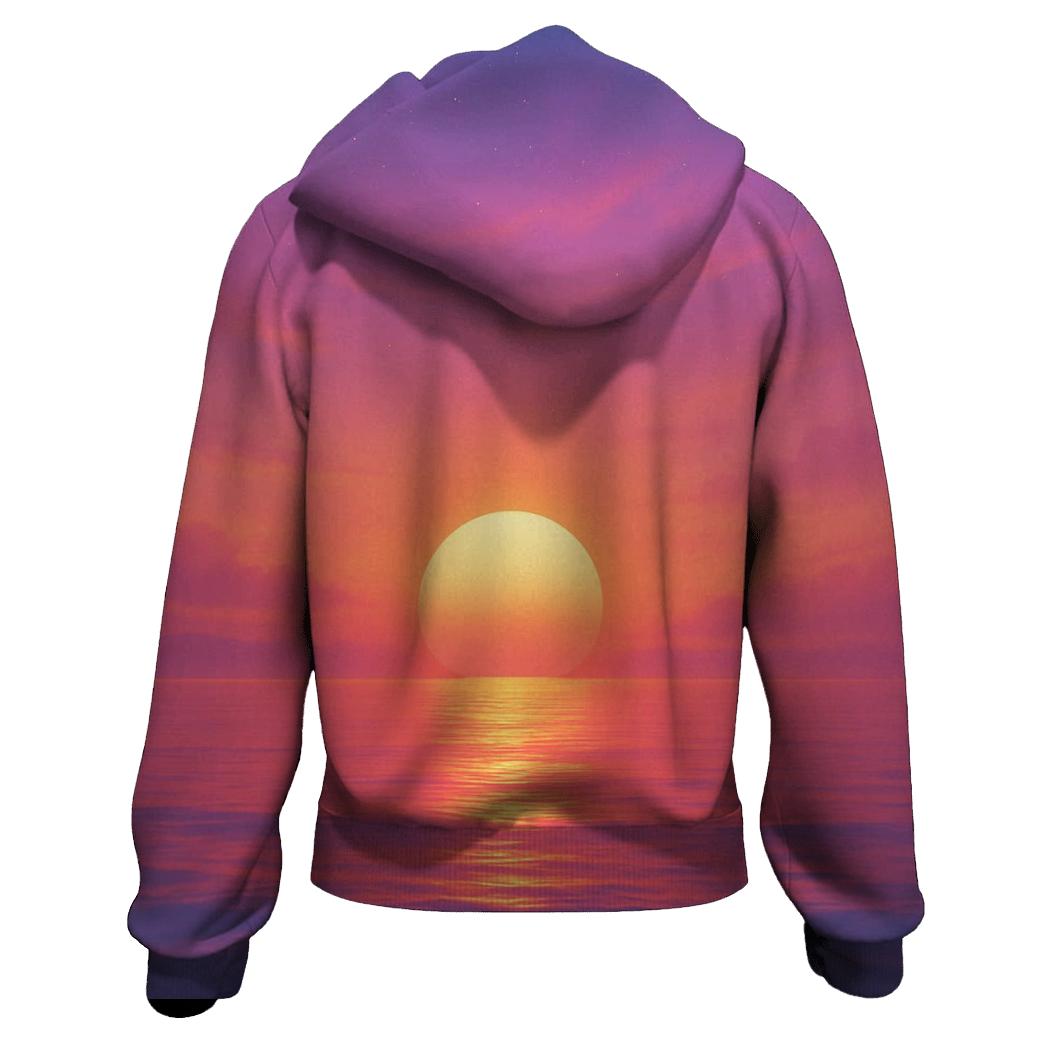 Glass Horizon Afterglow embroidered hoodies