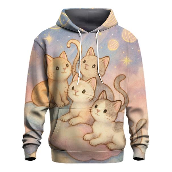 Cloud Pillow Starwatch Kittens pullover hoodies