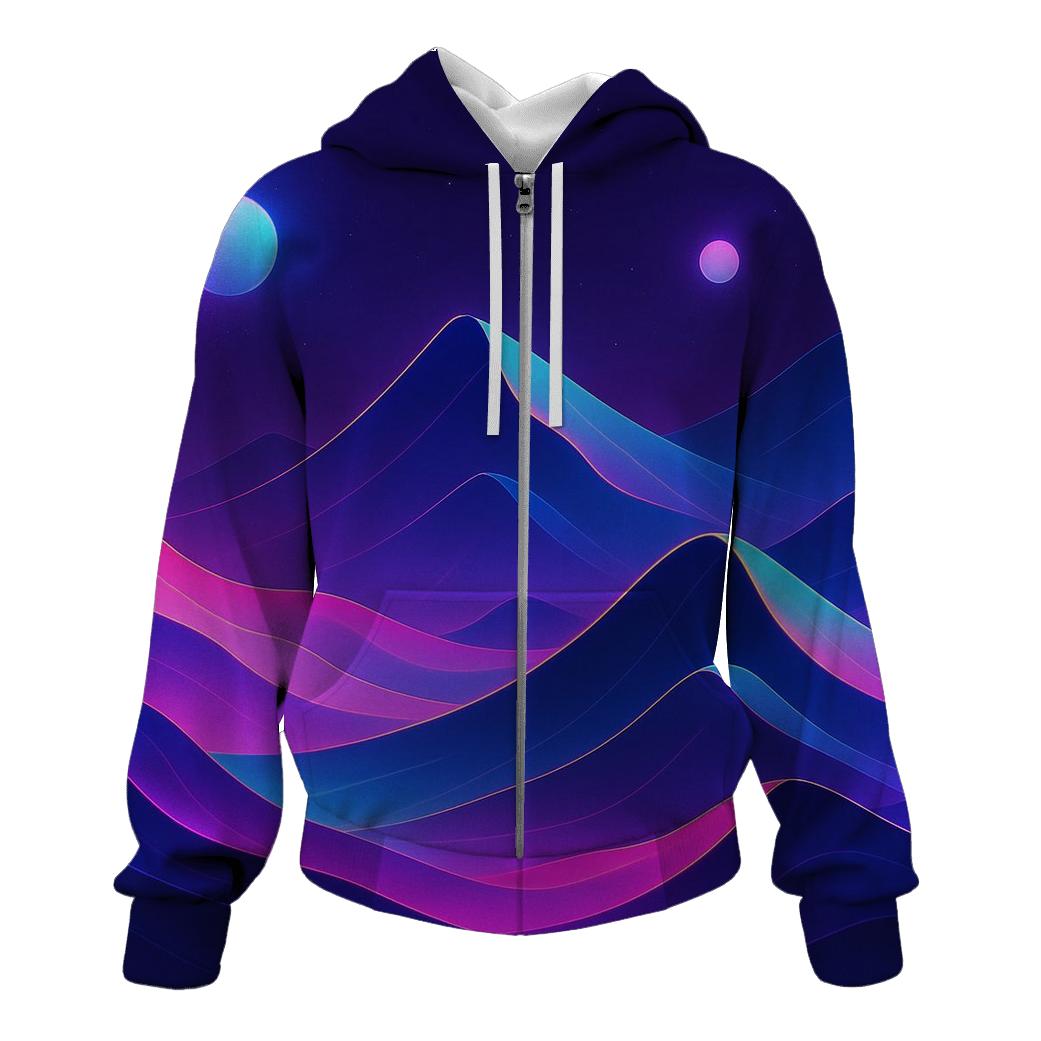 Neon Drift Atlas lightweight hoodies