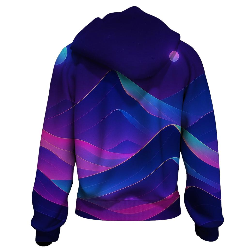 Neon Drift Atlas lightweight hoodies
