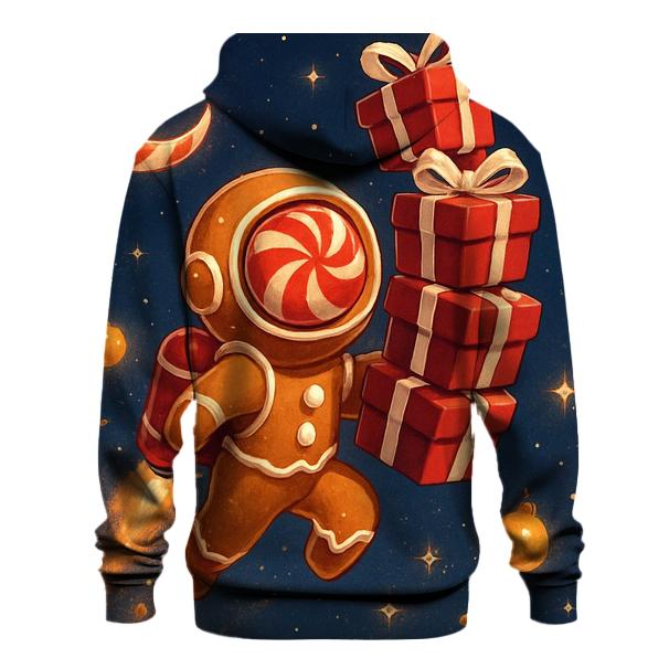 Gingerbread Astronaut Delivery Run hoodie designs