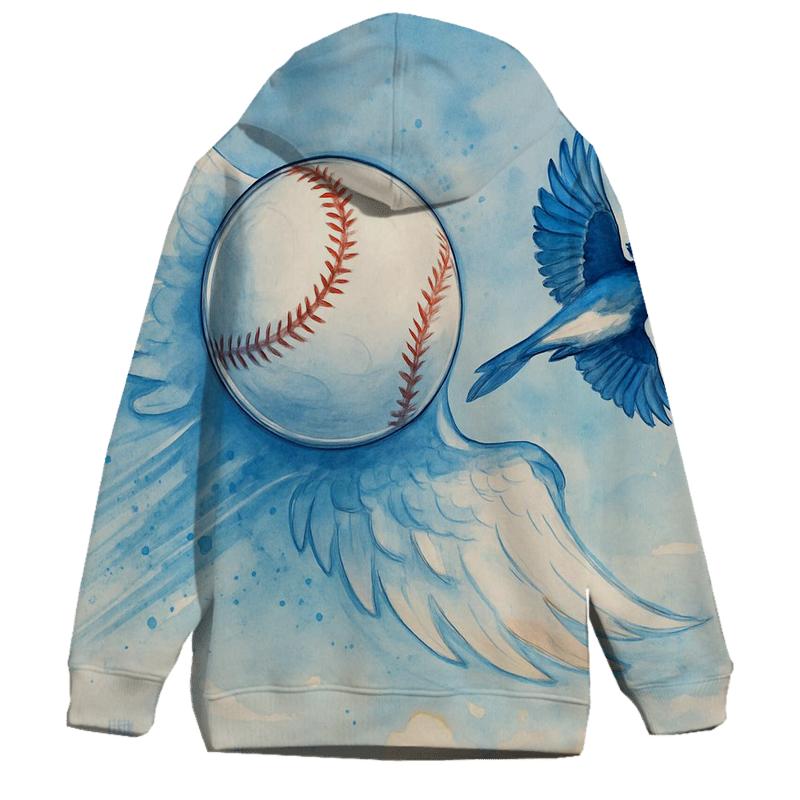 Skywing Baseball Drift, Blue Jays Style heavyweight hoodies