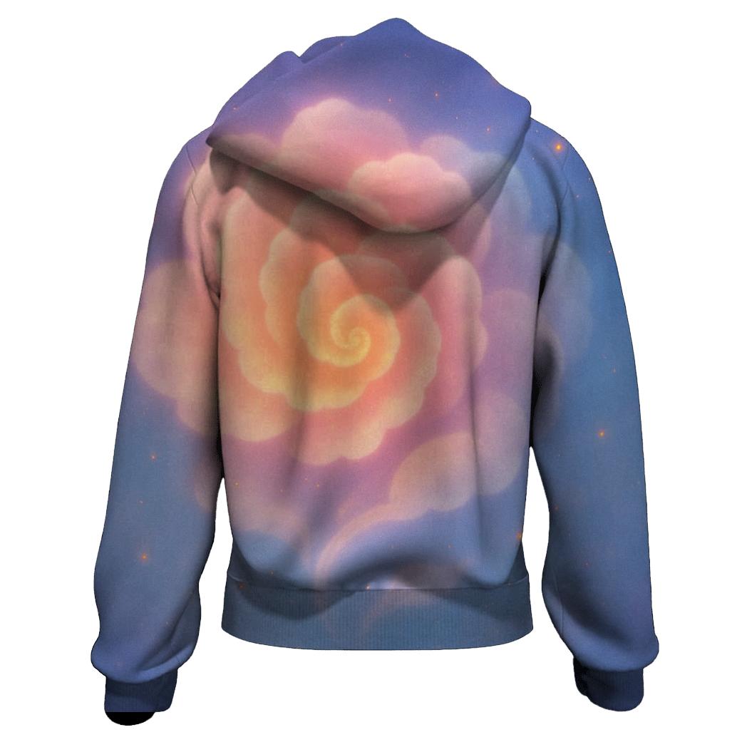Pastel Ember Cloud Garden custom hoodies