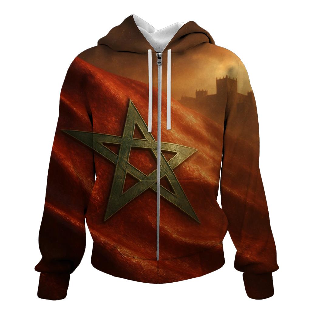 Metal Crest Mirage Of Morocco designer hoodies