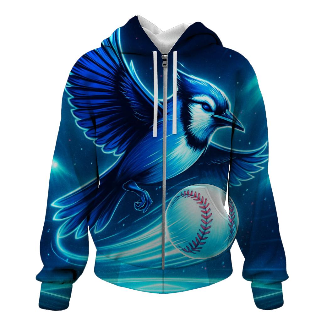 Blue Jays Aurora Diamond Surge graphic hoodies