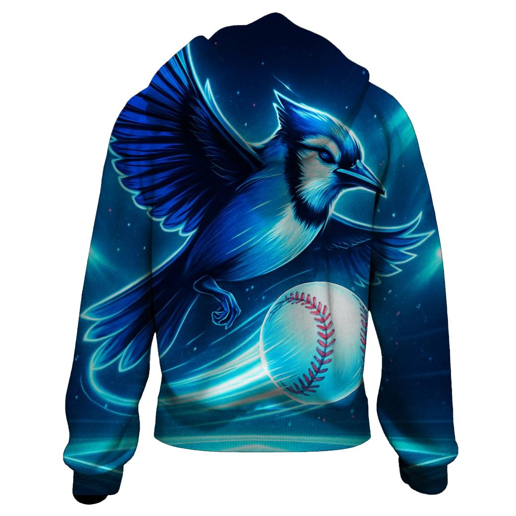 Blue Jays Aurora Diamond Surge graphic hoodies