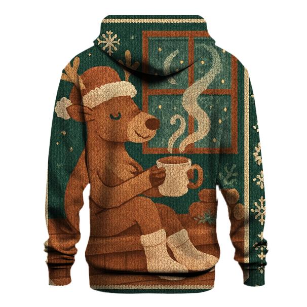 Reindeer Sauna Lodge Serenity zip-up hoodies