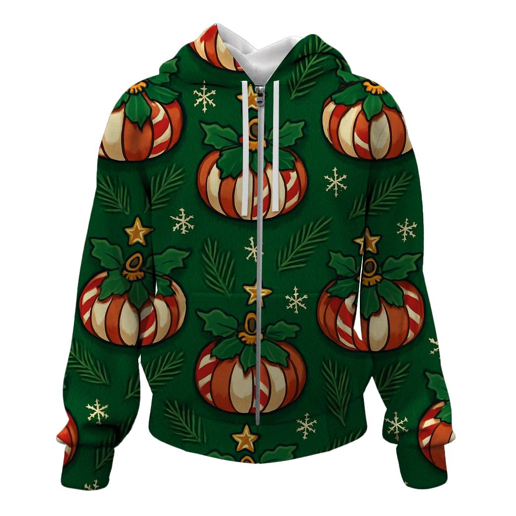 Emerald Noel Pumpkin Ornament Tessellation hoodie styles