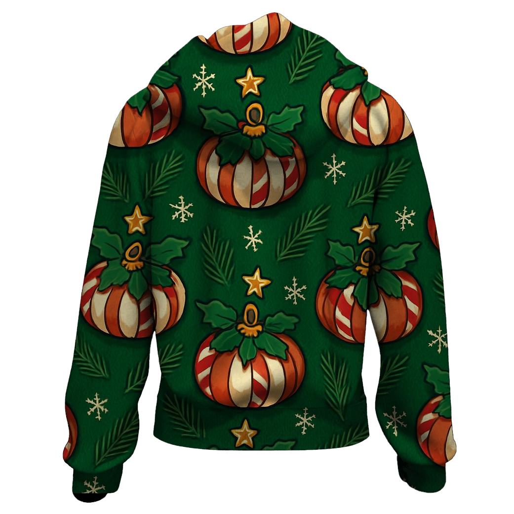 Emerald Noel Pumpkin Ornament Tessellation hoodie styles