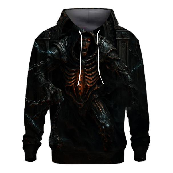 Biomechanical Wraith Of The Iron Crypt printed hoodies