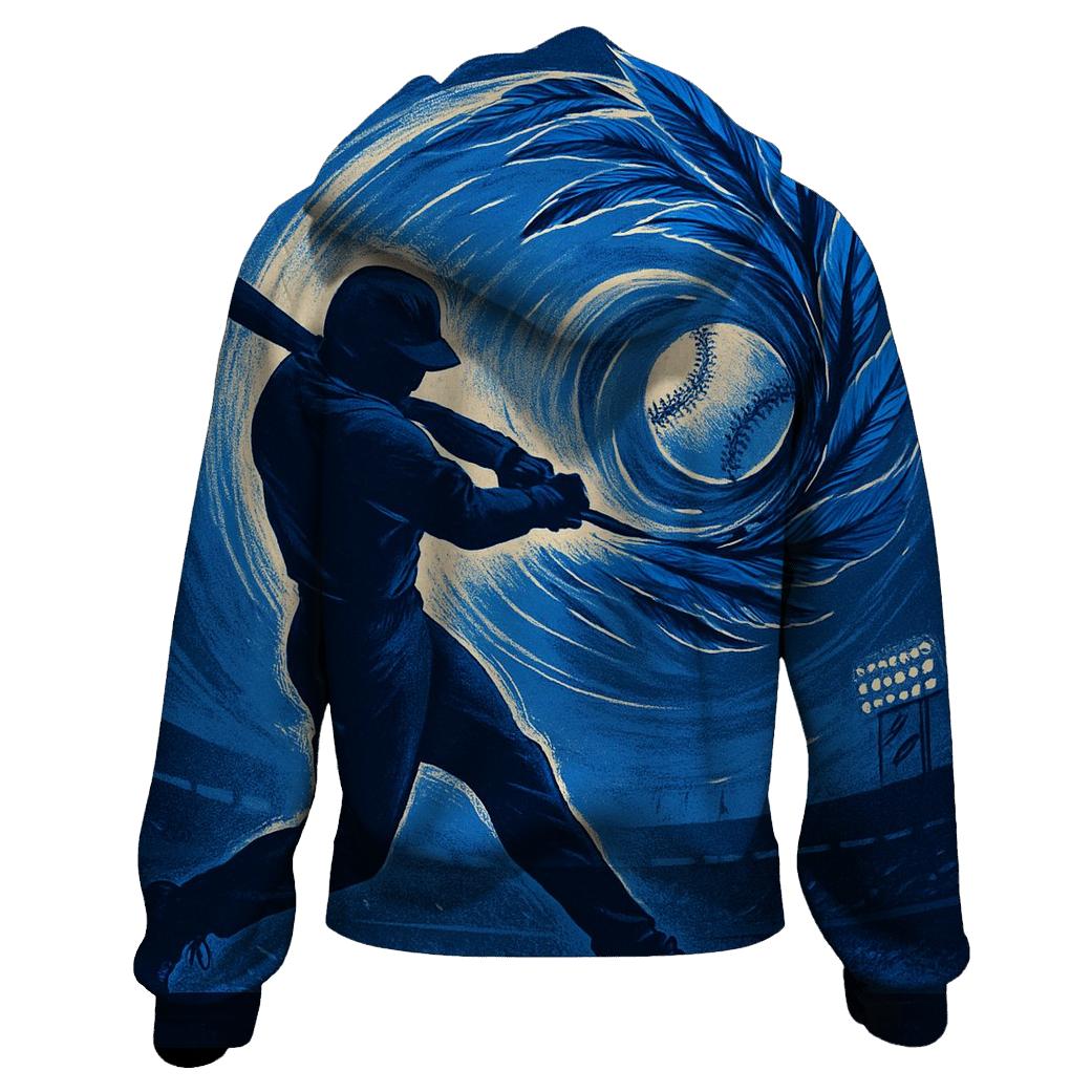 Feather Spiral Swing With Blue Jays Energy hoodies fashion