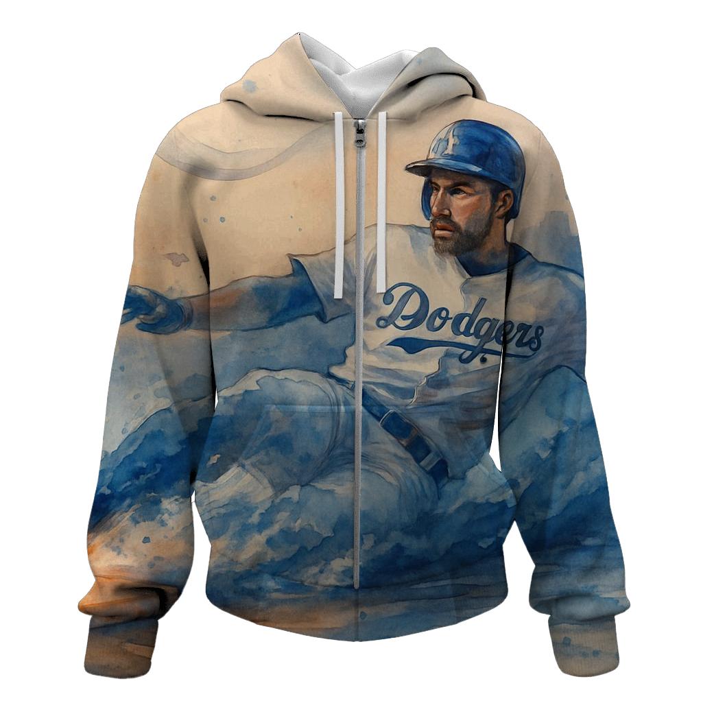 Watercolor Rally Through The Blue Haze custom hoodies