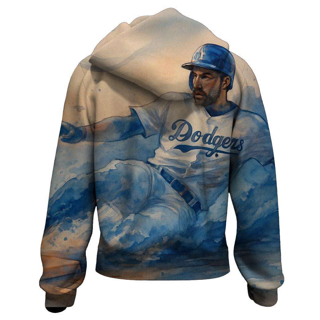 Watercolor Rally Through The Blue Haze custom hoodies