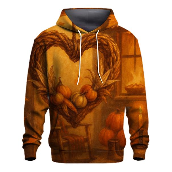 Lanternlit Harvest Porch Welcome zip-up hoodies