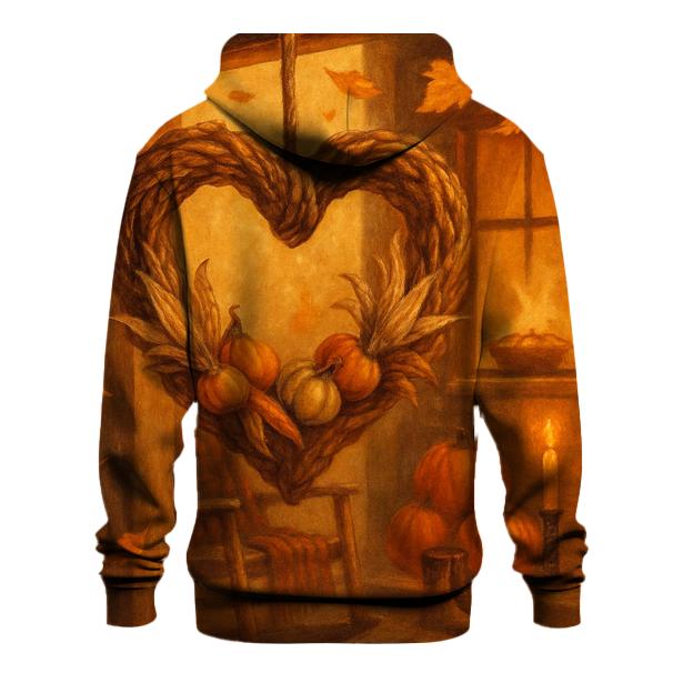 Lanternlit Harvest Porch Welcome zip-up hoodies