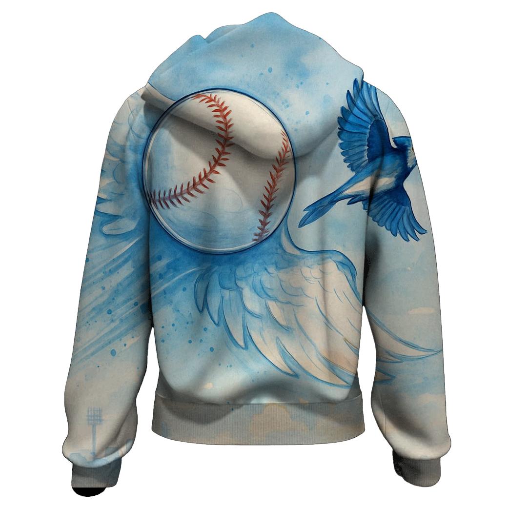 Skywing Baseball Drift, Blue Jays Style hoodie trends